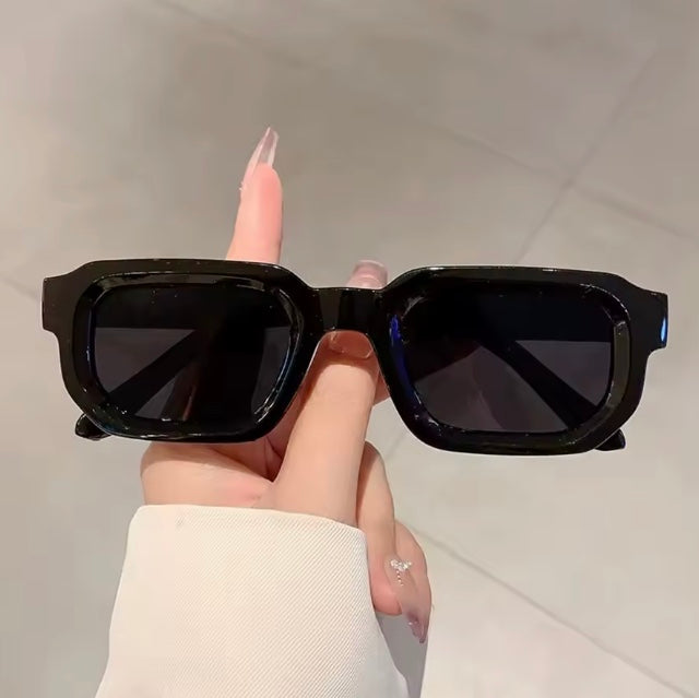 Vintage Rectangle Frame Sunglasses