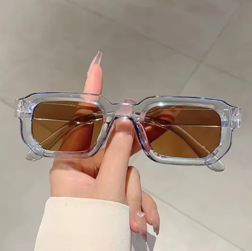 Vintage Rectangle Frame Sunglasses